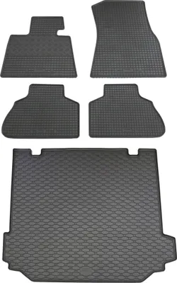 Produktbild von Rigum Gummi Fußmatten + Kofferraumwanne im Set für BMW X5 G05
