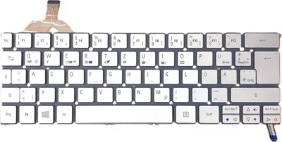 Image de FRANÇAIS - Argent avec clavier rétro-éclairé Compatible avec 12A56HD01