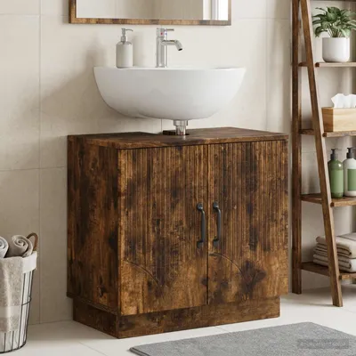 Obrázok produktu pre Maison Exclusive – Skrinka pod umývadlo HOORN, Imitácia dreva "duba", 59,5 x 31,5 x 56 cm
