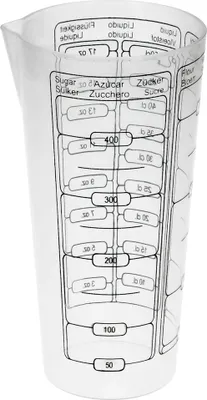 Produktbild von Oryx Kunststoff-Messbecher 500 ml. 8,5x6x16cm.