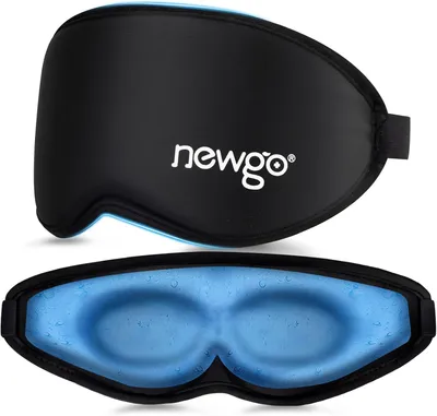 Zdjęcie produktu dla Maska na oczy żelowa, 3D, na migrenę, do podróży