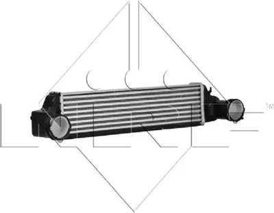 Produktbild von Ladeluftkühler Kühlrippen gelötet 540 mm - 127 mm NRF für u.a. BMW 3er