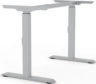 Produktbild von Tischgestell weialuminium RAL 9006 Hub 650-830 mm Hhe 900 mm Schrauben
