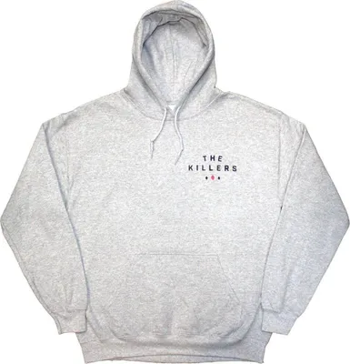 Obrázek produktu pro The Killers - "Tour '24" Mikina s kapucí a potiskem na zádech pro muže/dámy Uni RO13118 (S) (Grey)