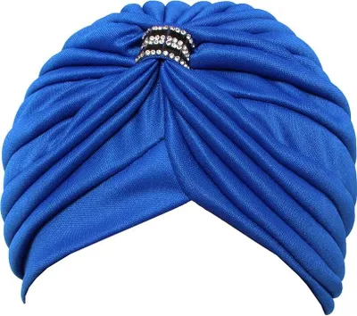 Produktbild von Damen Turban Kopfbedeckung Fashion Blau