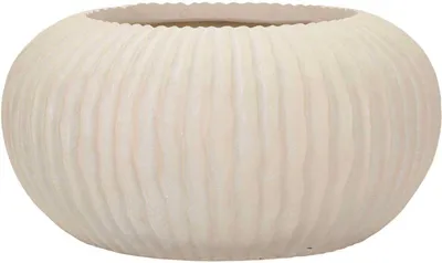 Zdjęcie produktu dla o Ferretti Wazon Nebel Średnica 35x18 cm kremowy