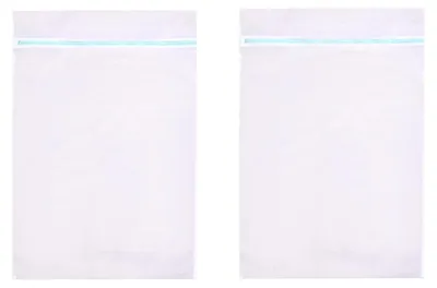 2er-Set große Mesh-Waschbeutel 60x80 cm mit Reißverschluss
