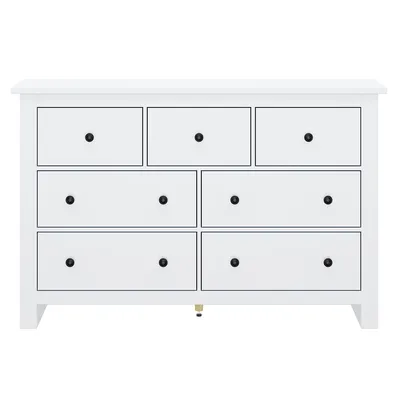 Produktbild von Sideboard mit mehreren Schubladen Kommode Multifunktionales Schuhschrank für Eingang Küche Esszimmer und Wohnzimmer Weiß
