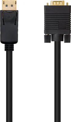 Obrázok produktu pre NANOCABLE 10.15.4401 - Prevodný kábel Displayport na VGA, Displayport/zástrčka - VGA/zástrčka, čierny, 1 m