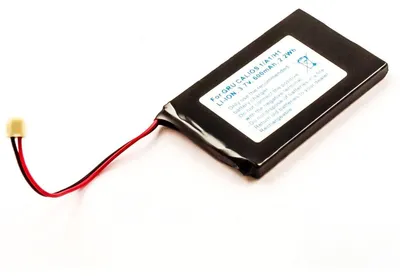 Produktbild von Akku für Grundig CP76 Li-Ion 3,7 Volt 600 mAh schwarz.