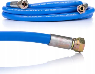 Productafbeelding van Hogedrukslang Spuitslang 5 m - Duurzaam 1/2" 13mm | 400 Psi Werkdruk 1700 Psi Breukdruk | Voor Pleisterspuitmachine