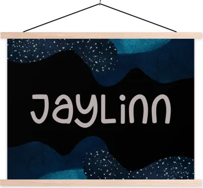 Produktbild von MuchoWow® Textilposter Jaylinn - Pastell - Mädchen 150x113 cm mit holzfarbenen Rahmen - Poster
