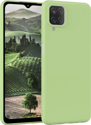 Produktbild von EAZY CASE - TPU Hülle für Samsung Galaxy A12, TPU Case stoßfeste Handyhülle, weiches Cover mit Kameraschutz, Silikonhülle in Grün