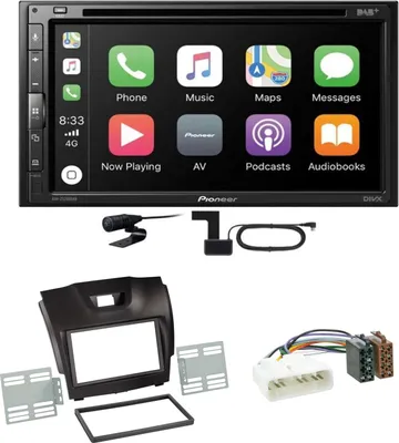 Produktbild von Pioneer AVH-Z5200DAB CarPlay Android Auto USB MP3 CD Einbauset für Isuzu D-Max 2