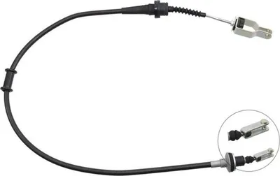 Productafbeelding van Kabelbediende koppeling, 1.028 mm, met ABS, geschikt voor onder andere NISSAN ALMERA