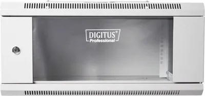 Image de Digitus DN-W19 04U/450, Armoire murale, 4U, 60 kg, Serrure, Gris clair