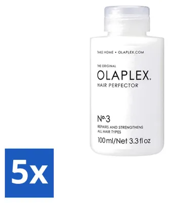 Produktbild von 5 x Olaplex Hair Perfector No.3 Haarmasker - 100 ml - Vorteilspackung - 5 Stücke