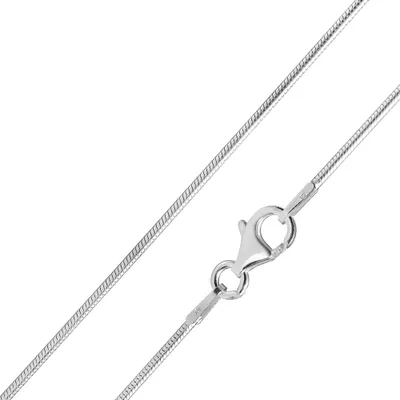 Produktbild von MATERIA Damen Schlangenkette Silber 925 rhodiniert 1,7mm Damen Halskette Silber inklusive Schmuckbox 40-60cm #K18