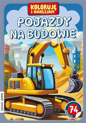 Produktbild von Kolorowanka z Naklejkami Pojazdy na Budowie dla Dzieci