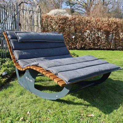 Produktbild von Waldsofa Balance (K) + Auflage dunkelgrau + Kissen dunkelgrau