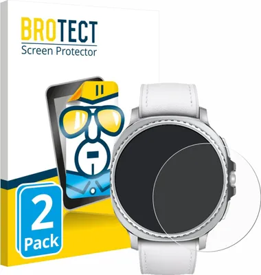 Produktbild von 2x Für Samsung Galaxy Watch 8 Classic (46 mm) Schutzfolie BROTECT Displayschutz Display Schutz Folie Klar Transparent