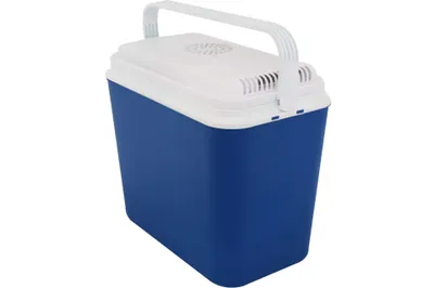 Image de Glacière électrique de voiture capacité 22L - 12V DC prise allume-cigare de voiture - Bleu