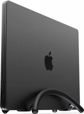 Obrázok produktu pre Twelve South BookArc Flex, Stojan s úložným priestorom pre laptop, Čierna, Hliník, 40,6 cm (16"), MacBook Air, MacBook Pro, and MacBook Neo, plus most laptops up to 16" and 1" thick., 93 mm