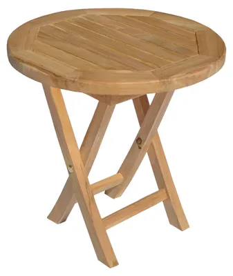 Produktbild von Runder Beistelltisch aus Teakholz 50cm LOMBOK