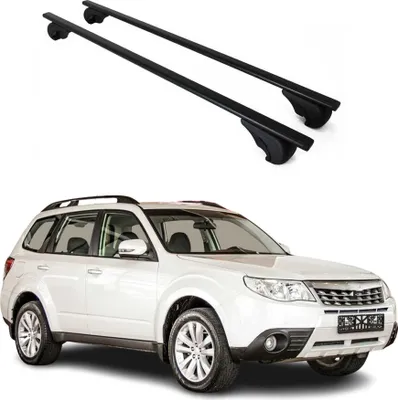 Immagine prodotto di Barre portatutto trasversali per Subaru Forester 2008-2012 Ferro Nero