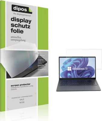 Produktbild von 2x Schutzfolie für VALE N150 matt Displayschutzfolie Folie Display Schutz dipos