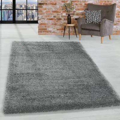 Obrázek produktu pro Homebyhome Shaggy Koberec Super M?kký Jednobarevný Vysoký Chlup do Obývacího Pokoje a Ložnice Hebký a Pohodlný, Velikost: 140x200 cm