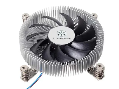 Produktbild von Silverstone SST-NT07-115X, Kühler, 8 cm, 1200 RPM, 3400 RPM, Schwarz, Metallisch
