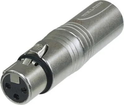 Produktbild von Neutrik NA3F5M, XLR (5-pin), XLR (3-pin), Grau
