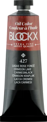 Produktbild von Blockx 3x Ölfarbe, Lackrosa dunkel - Tube 35ml - Rosalack dunkel 213427BXC