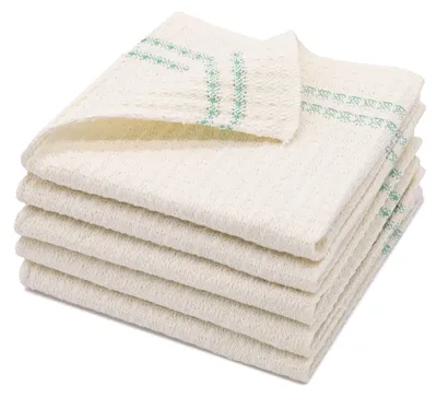 Imagen del producto de Omgoods - Juego de 5 paños de limpieza de algodón 100%