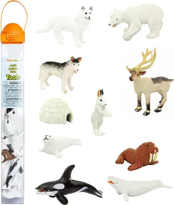 Produktbild von Safari 681604 Arktis Toob Mini Spielfiguren - Set