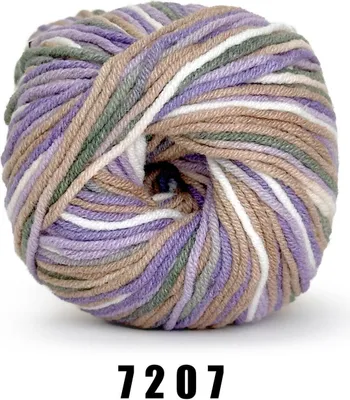 Produktbild von YarnArt Jeans Crazy (50g/160m) 7207 fliedergrün