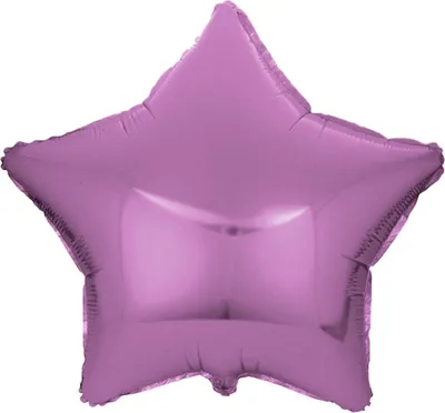 Obrázok produktu pre Fóliový balón hviezda, tmavoružový, cca 45 cm