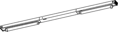 Produktbild von GEZE Gleitschiene TS 5000 R-ISM/0,silberfarbig elox.