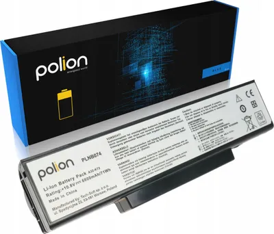 Image de Batterie pour ordinateur portable ASUS A32-K72, 6600 mAh, Li-Ion, POLION