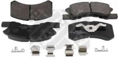 Produktbild von MAPCO 6250 Bremsbeläge Satz Vorne für MITSUBISHI Mirage / Space Star Schrägheck (A0A) für DAIHATSU Cuore VII (L275, L285, L276)