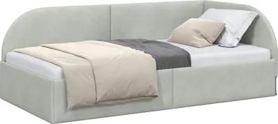 Obrázok produktu pre vidaXL Rohový rám postele s čelom svetlosivý 80 cm x 200 cm zamat