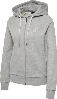 Produktbild von hummel hmlGG12 SWEAT ZIP HOODIE WOMAN - GREY MELANGE - XS