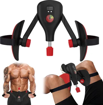 Produktbild von Billen- und Oberschenkeltrainer für Damen - verstellbares Hilfsmittel für Beckenboden- und Perineum-Muskeltraining mit Kraftmesser Oberschenkeltrainer