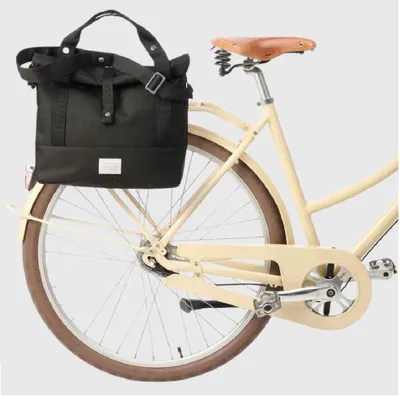 Produktbild von Weathergoods Sweden City Bike Satchel XL 20l, schwarz, Fahrradtasche, Tote Bag