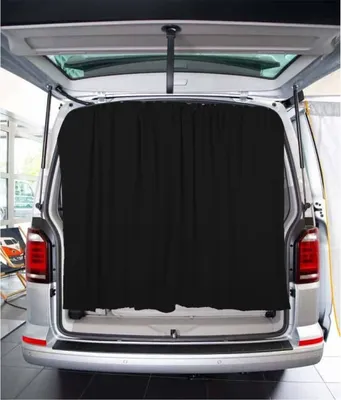 Image de Séparation de coffre pour VW T5 T6 T6.1 California Multivan Caravelle Transporter en noir