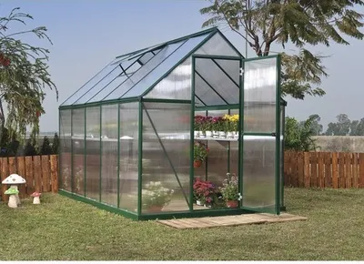 Image de Serre de jardin 5,4m² vert - Palram - 701633 - mythos