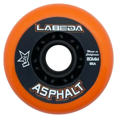 Produktbild von Rollen 4er SET Labeda Asphalt 72mm Orange