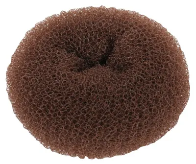 Image de Haardonut Schwämmchen Haare Zopf mit Kunsthaar, Farbe:Brown