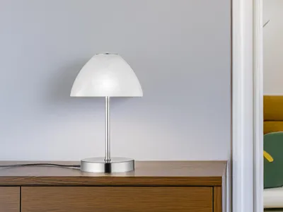 Produktbild von Reality Leuchten Tischleuchte QUEEN DH 15x24 cm grau Tischlampe